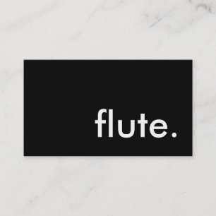 fluit. visitekaartje