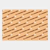 Fluit Woodwind Muzikaal Ontwerp Inpakpapier Vel (Voorkant 2)