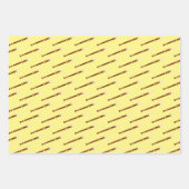 Fluit Woodwind Muzikaal Ontwerp Inpakpapier Vel (Voorkant)