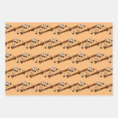 Fluit Woodwind Muzikaal Ontwerp Inpakpapier Vel (Voorkant 2)