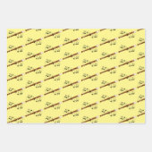 Fluit Woodwind Muzikaal Ontwerp Inpakpapier Vel (Voorkant)