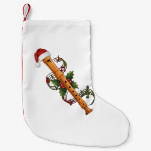 Fluitblokfluit Instrument Santa Hoed Kerstmis Kleine Kerstsok