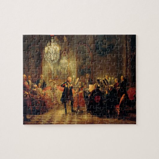 Fluitconcert met Frederik de Grote Legpuzzel (Horizontaal)