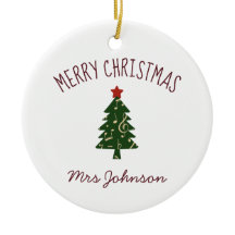 Fluitdocent kerstcadeau Ornament