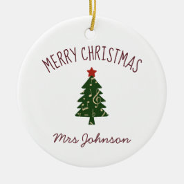 Fluitdocent kerstcadeau Ornament