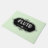 Fluitembleem Deurmat (Schuin)