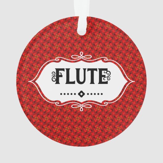 Fluitembleem Ornament (achterkant)