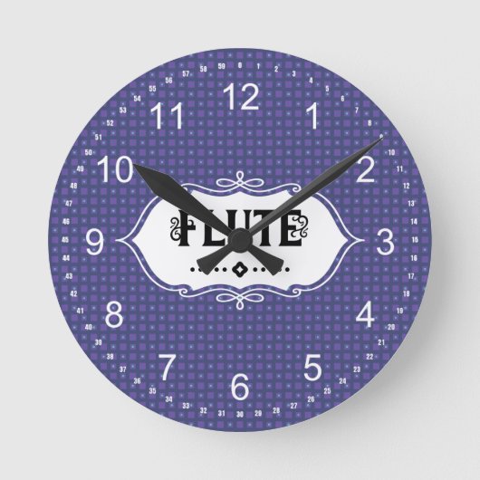 Fluitembleem Ronde Klok (Voorkant)