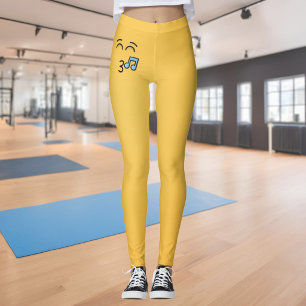 Fluitend Gezicht met Lachende Ogen Leggings