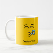 Fluitend gezicht met lachende ogen Mok (Links)