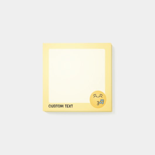 Fluitend Gezicht met Lachende Ogen Post-it® Notes (Voorkant)