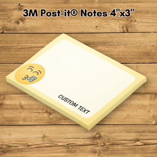 Fluitend Gezicht met Lachende Ogen Post-it® Notes