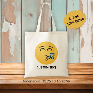Fluitend Gezicht met Lachende Ogen Tote Bag