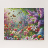 Fluitende bloem legpuzzel (Horizontaal)