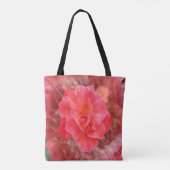 Fluitende bloemblaadjes..... tote bag (Achterkant)