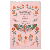 Fluitende Momenten: Een Jaar van Moth Magic Kalender (Hoes)