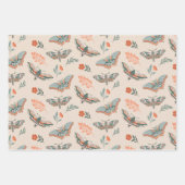 Fluitende momenten: Moth Magic Inpakpapier Vel (Voorkant 3)