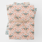 Fluitende momenten: Moth Magic Inpakpapier Vel (In situ)