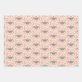 Fluitende momenten: Moth Magic Inpakpapier Vel (Voorkant)