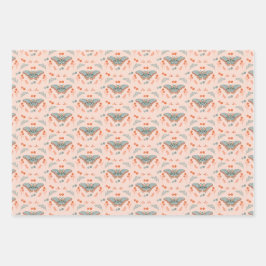 Fluitende momenten: Moth Magic Inpakpapier Vel