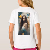 Fluitende nostalgie: vlinder collage T- T-shirt (Achterkant)