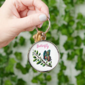 "Fluitende oase: vlindertak Sleutelhanger" Sleutelhanger (Hand)