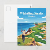 Fluitende Straat USA Briefkaart (Voorkant / Achterkant)