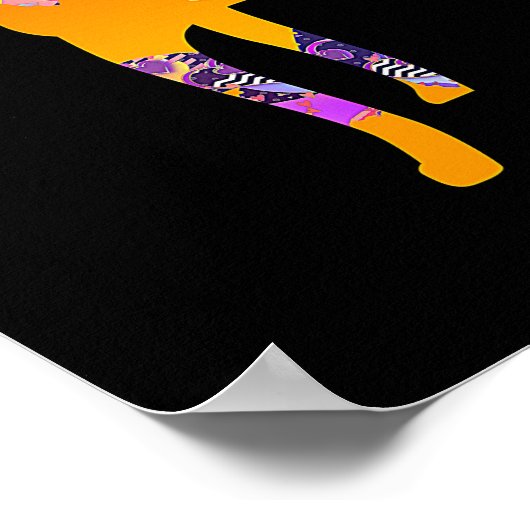 Fluitende vlinders fauteuil poster (Hoek)