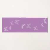 Fluitende vlinders Paarse yogamat (Voorkant (horizontaal))