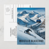 Fluiter Blackcomb: Skiën op de toppen Briefkaart (Voorkant / Achterkant)