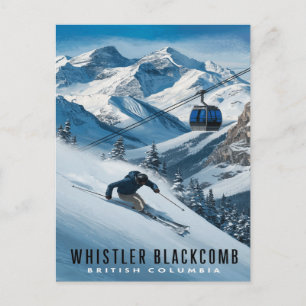 Fluiter Blackcomb: Skiën op de toppen Briefkaart