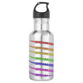 fluitinstrument regenboog waterfles  (Voorkant)