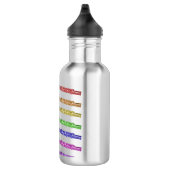 fluitinstrument regenboog waterfles  (Rechts)