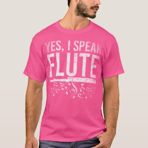 Fluitist Geschenk Idee Orkest Muziek Fluit T-shirt