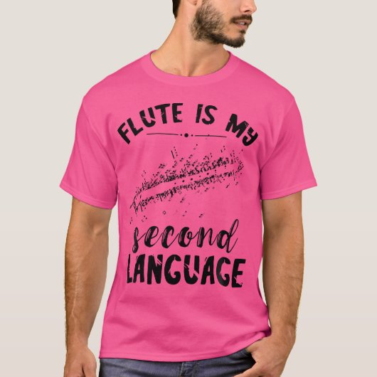 Fluitist Muziekinstrument Flu T-shirt (Voorkant)