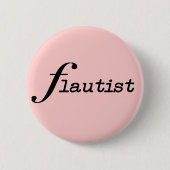 fluitiste ronde button 5,7 cm (Voorkant)