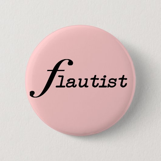 fluitiste ronde button 5,7 cm (Voorkant)