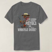 Fluitje Dixie van DE OUTLAW JOSEY WALES T-shirt (Design voorkant)