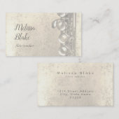 Fluitleraar Faux Gold folie Treble Visitekaartje (Voorkant / Achterkant)