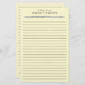 fluitmuziekpedagogisch orkest briefpapier (Voorkant / Achterkant)