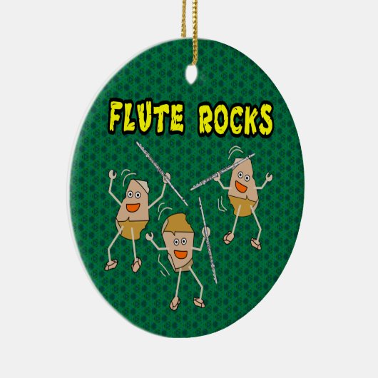 Fluitrotsen Keramisch Ornament (Rechts)