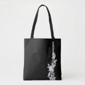 fluitspeler bloemendecor tote bag (Voorkant)