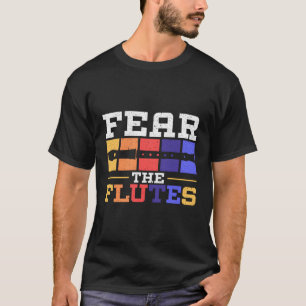 Fluitspeler Flutist Muzikant Muzikale Ins T-shirt