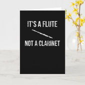 Fluitspeler geschenken | fluitmarsbandfluitist kaart (Gele Bloem)