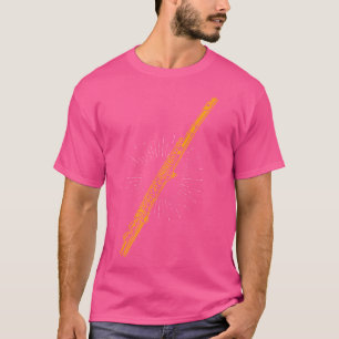 Fluitspeler geschenken liefde muziekinstrumenten T T-shirt