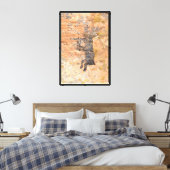 Fluitspeler Hert Canvas Afdruk (Insitu (Slaapkamer))