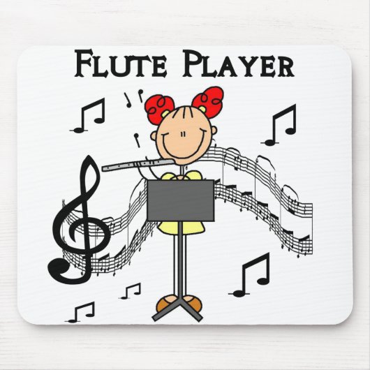 Fluitspeler Muismat (Voorkant)