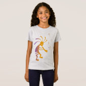Fluitspeler Muziek Kokopelli T-shirt (Voorkant volledig)