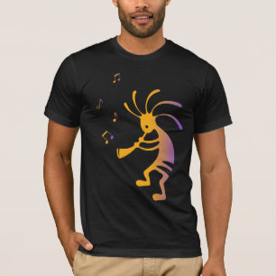 Fluitspeler Muziek Kokopelli T-shirt