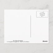 Fluitspelers Petroglyph Santa Fe New Mexico Briefkaart (Achterkant)